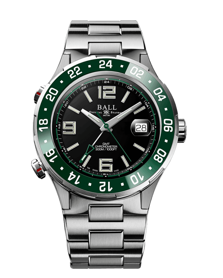 BALL Roadmaster Pilot GMT (40mm) DG3038A-S7CJ-BK