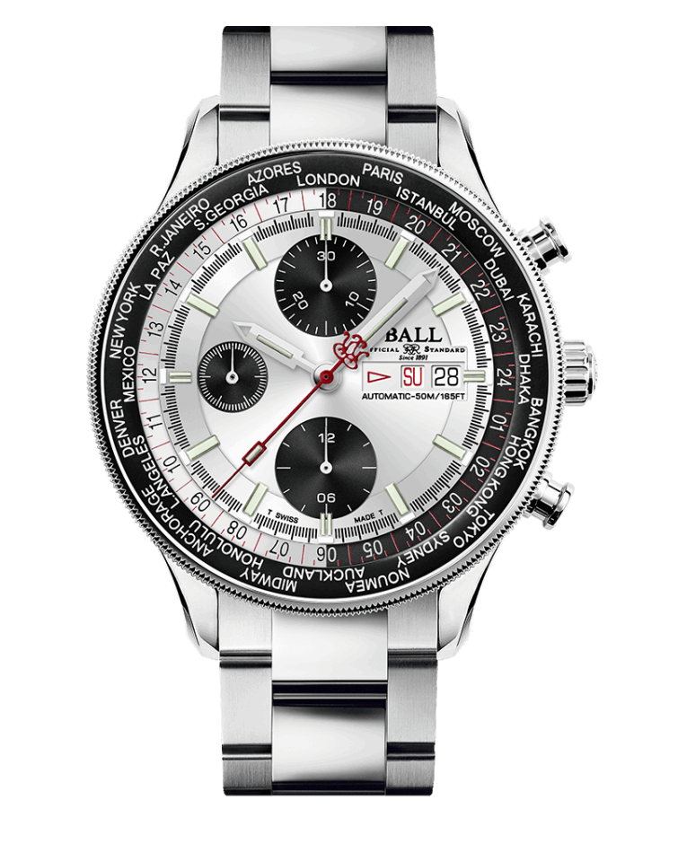 BALL Engineer II Navigator World Time Chronograph (44mm) CM3388D-S1-SLBK