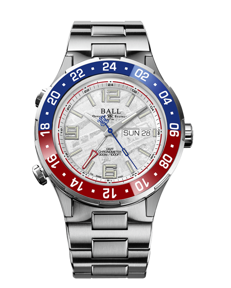 BALL Roadmaster Marine GMT Meteorite (40mm) DG3000A-S10CJ-MSL