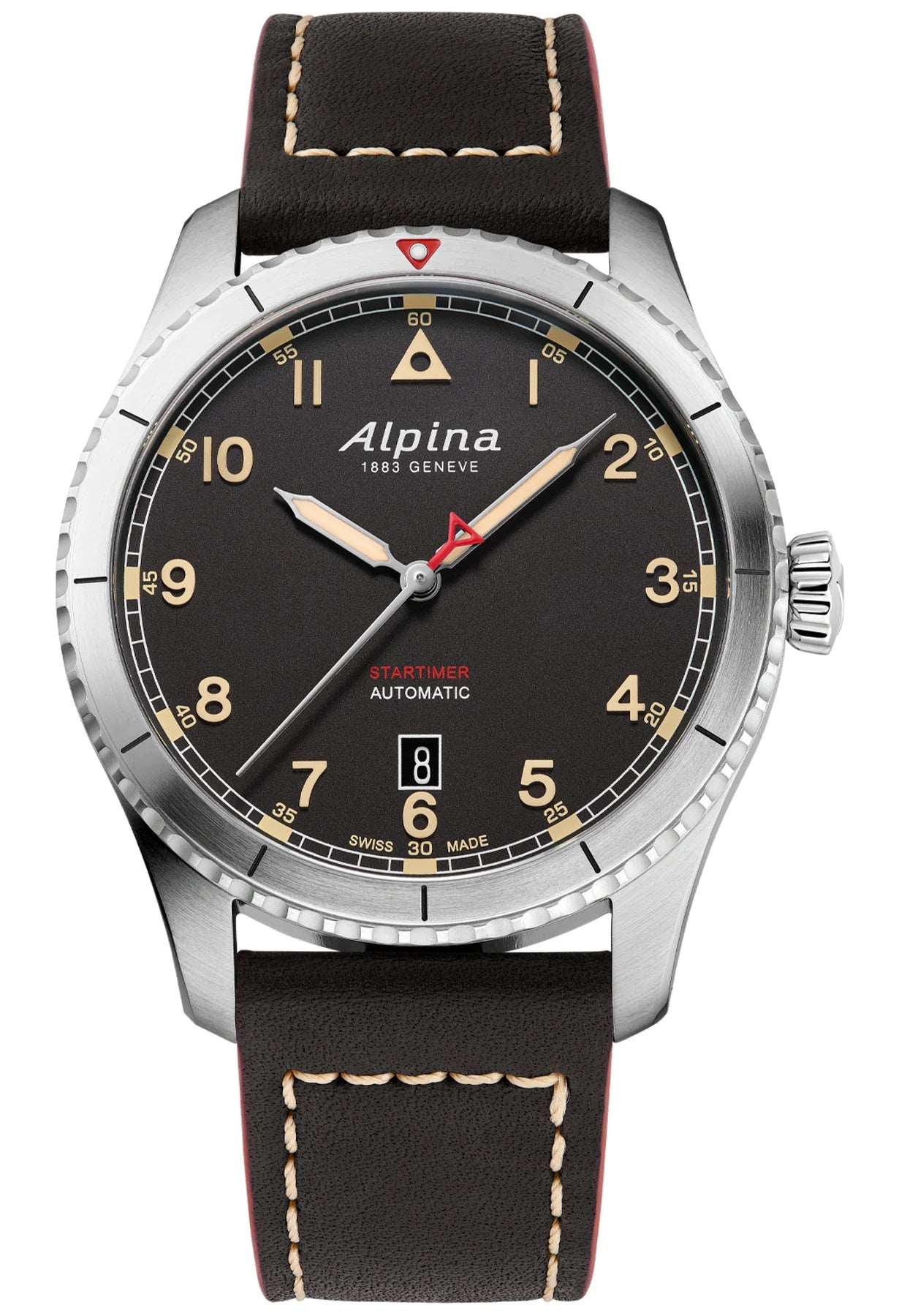 ALPINA STARTIMER PILOT AUTOMATIC BLACK 41MM AL-525BBG4S26