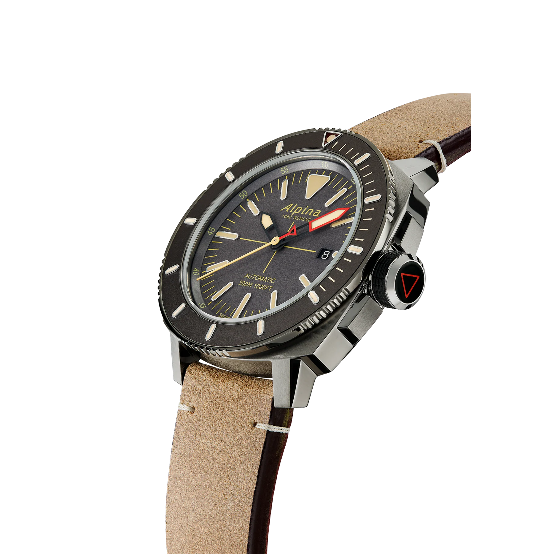 ALPINA SEASTRONG DIVER 300 AUTOMATIC LIGHT BROWN (44MM) AL-525LGG4TV6