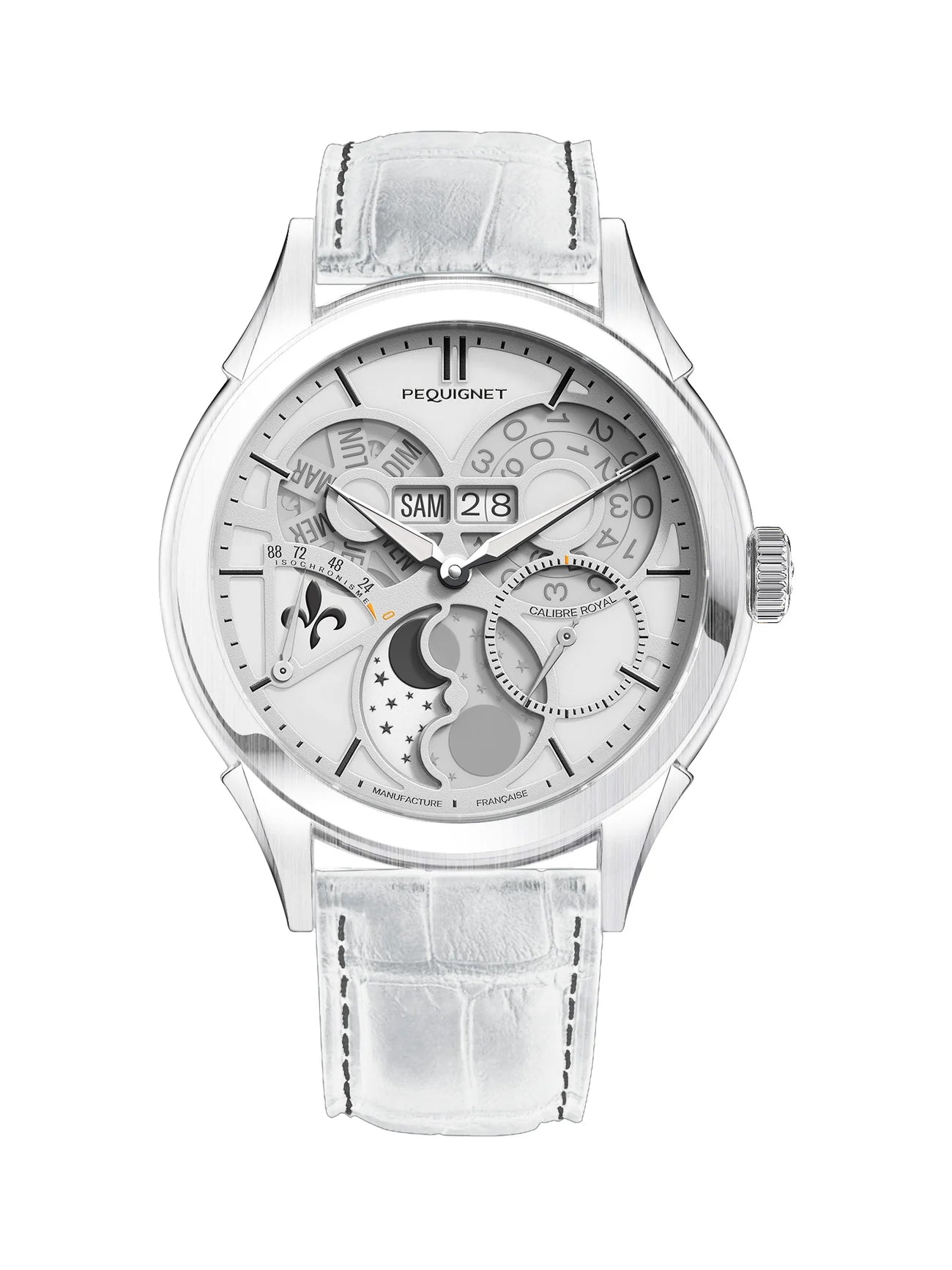 Pequignet Royale Saphir Dawn White (42mm) 9010813