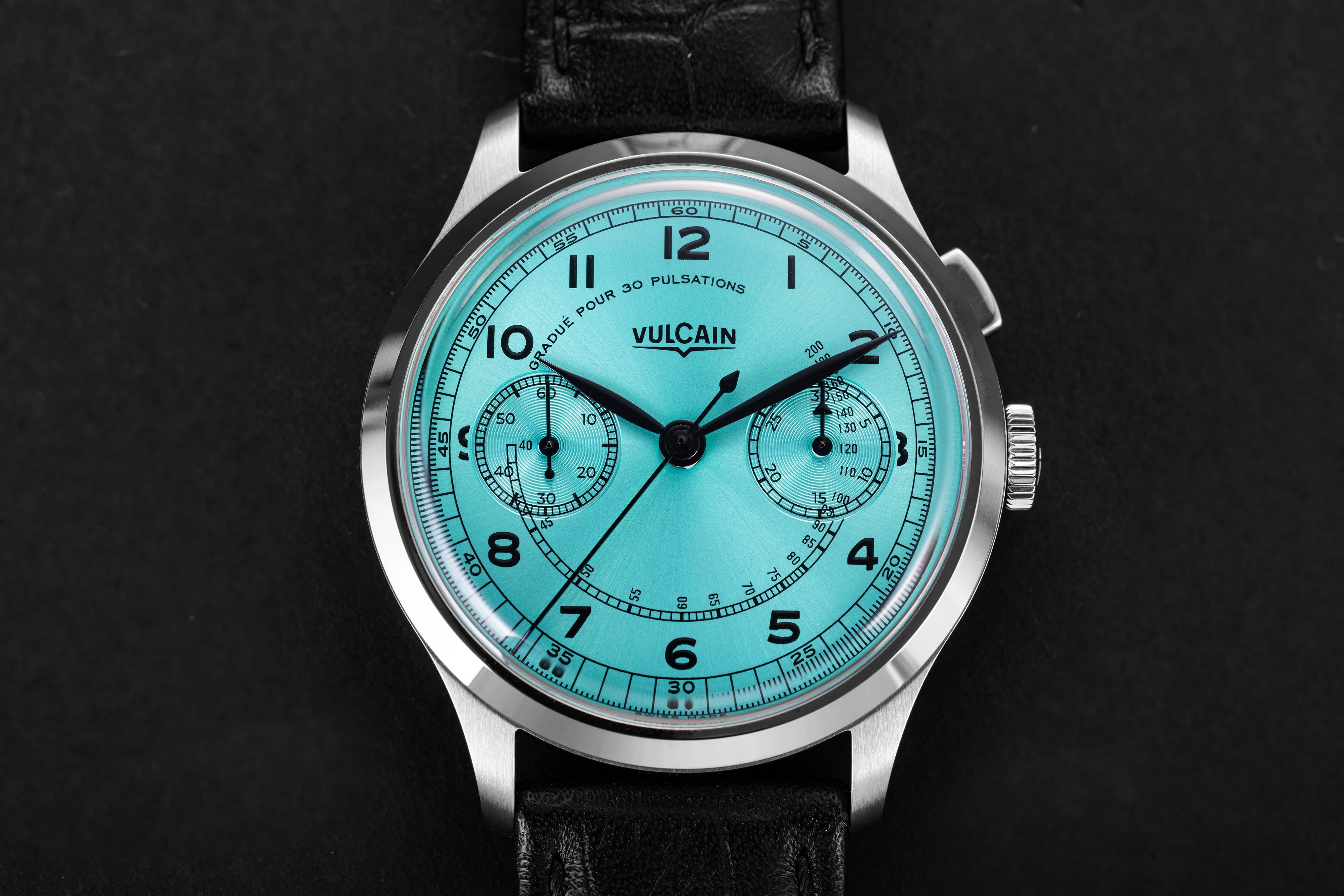 Vulcain Monopusher Heritage Turquoise (39mm) 650167A38