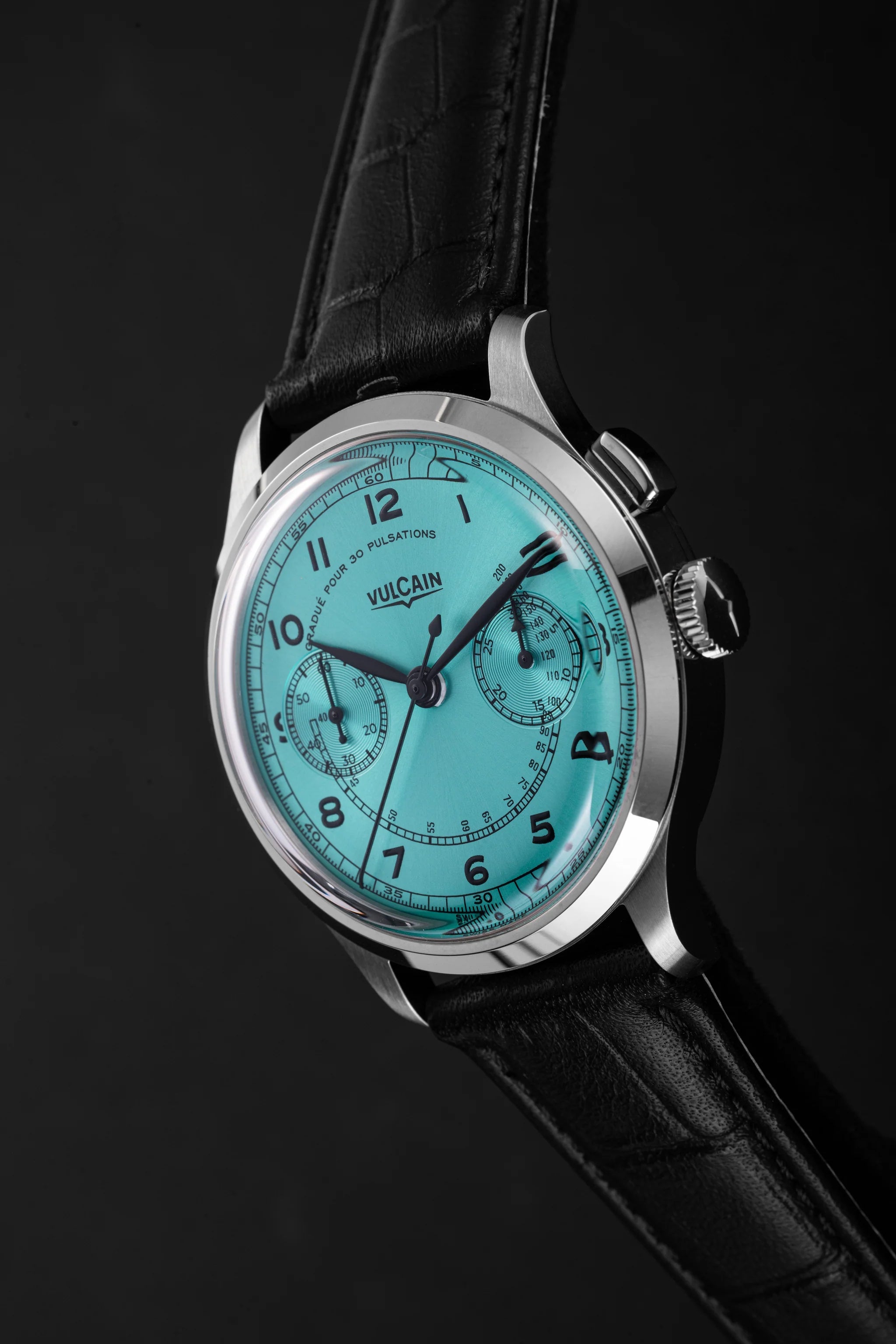 Vulcain Monopusher Heritage Turquoise (39mm) 650167A38