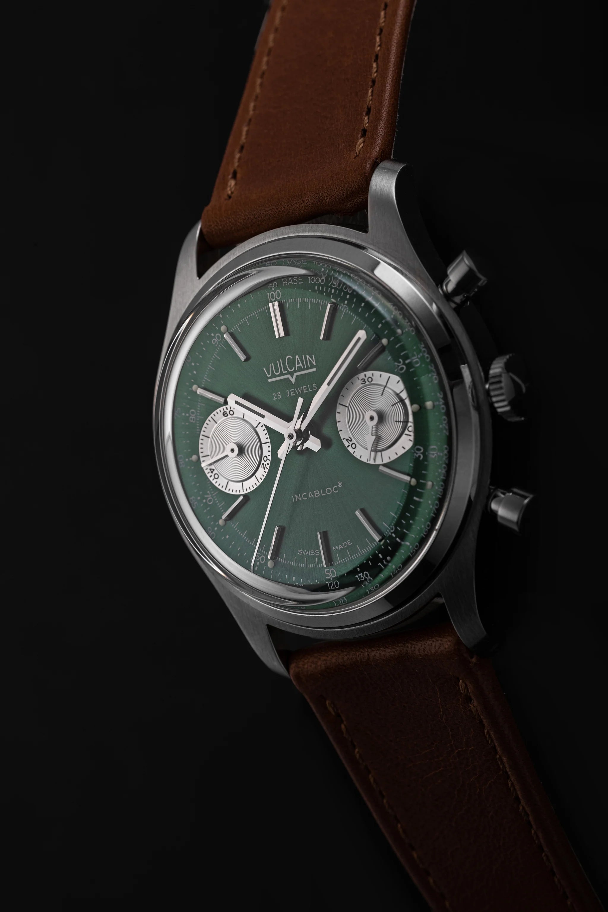 Vulcain Chronograph 1970's Green (38mm) 640109A90