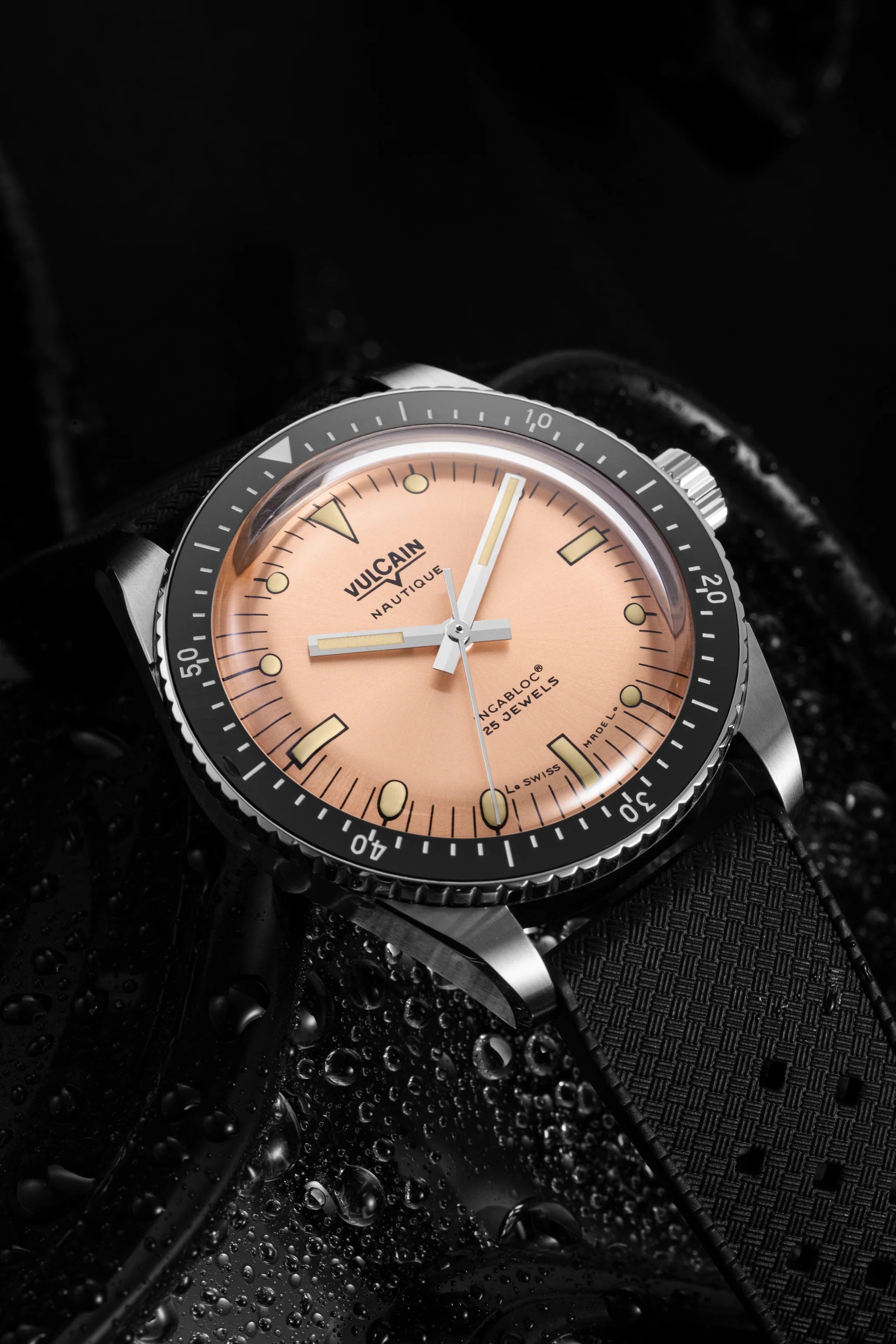 Vulcain Skindiver Nautique Salmon (38mm)  660170B87