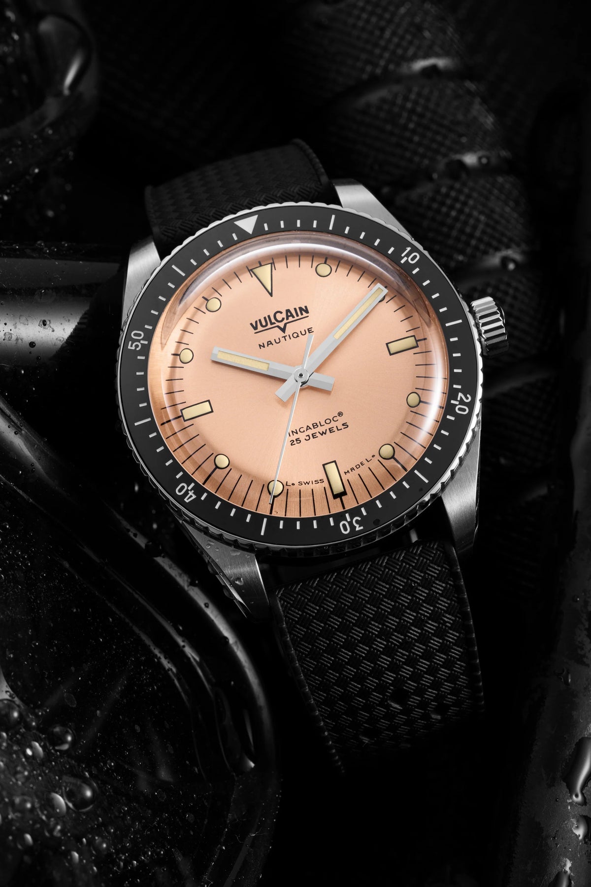 Vulcain Skindiver Nautique Salmon (38mm)  660170B87