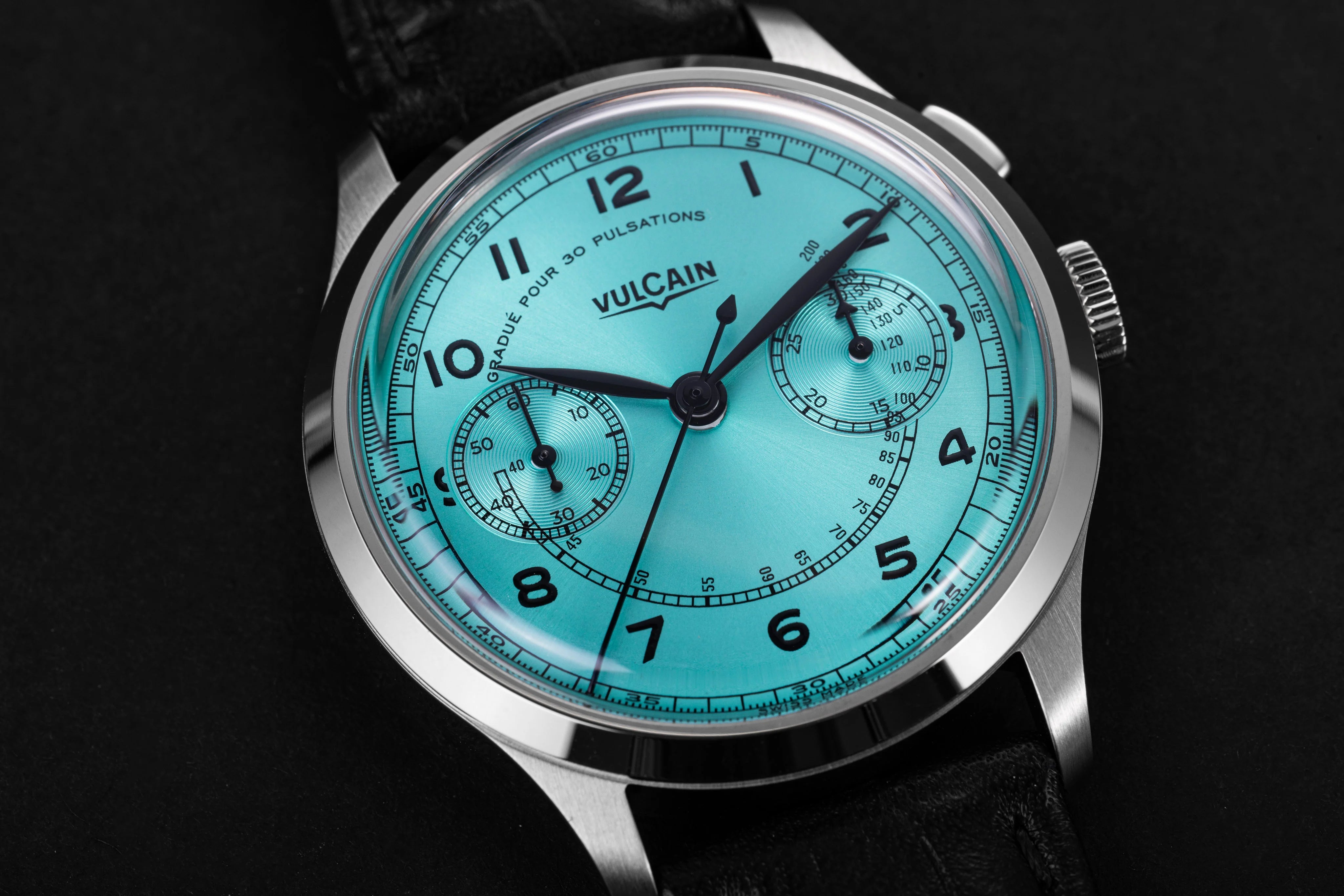 Vulcain Monopusher Heritage Turquoise (39mm) 650167A38