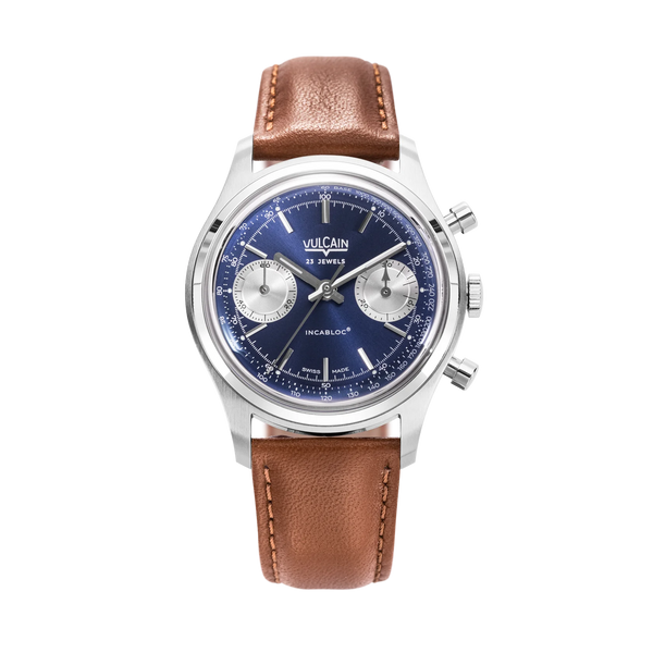 Vulcain Chronograph 1970's Blue (38mm) 640109A30
