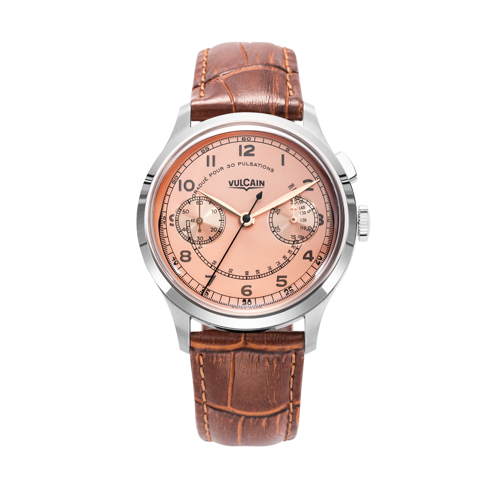 Vulcain Monopusher Heritage Salmon (39mm) 650157A68