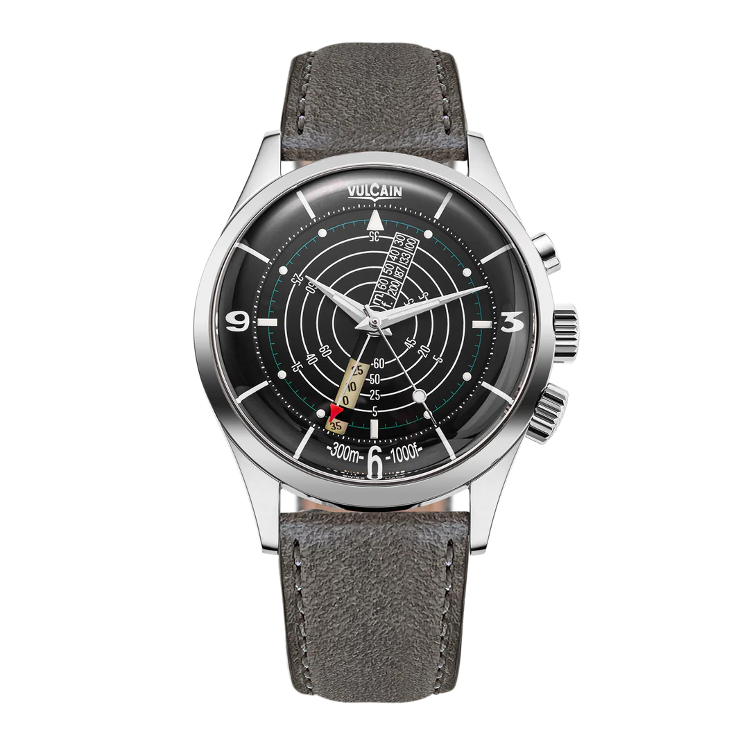 Vulcain Nautical Black White Luminova