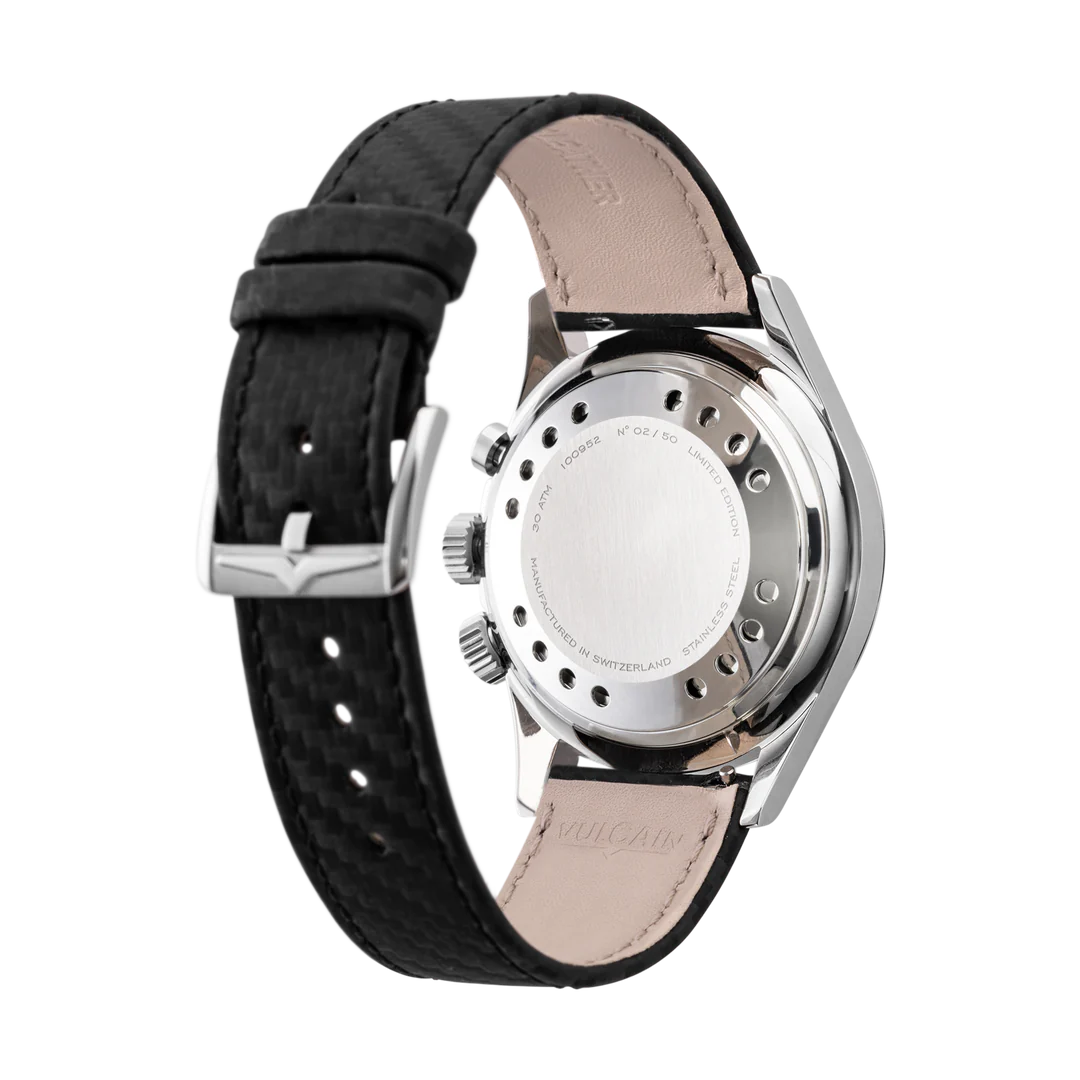 Vulcain Nautical Black White Luminova