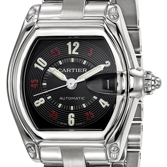 Cartier Mens Roadster Automatic Pre-Owned W62002V3