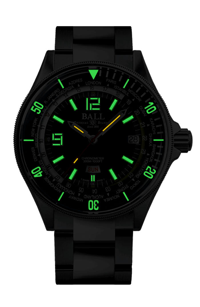 BALL Engineer Master II Diver Worldtime (42mm)  DG2232A-SC-BE