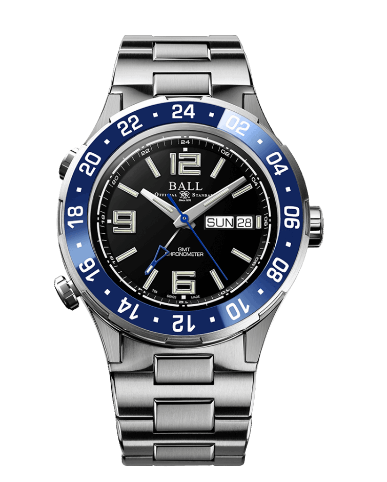 BALL Roadmaster Marine GMT (40mm) DG3030B-S6CJ-BK