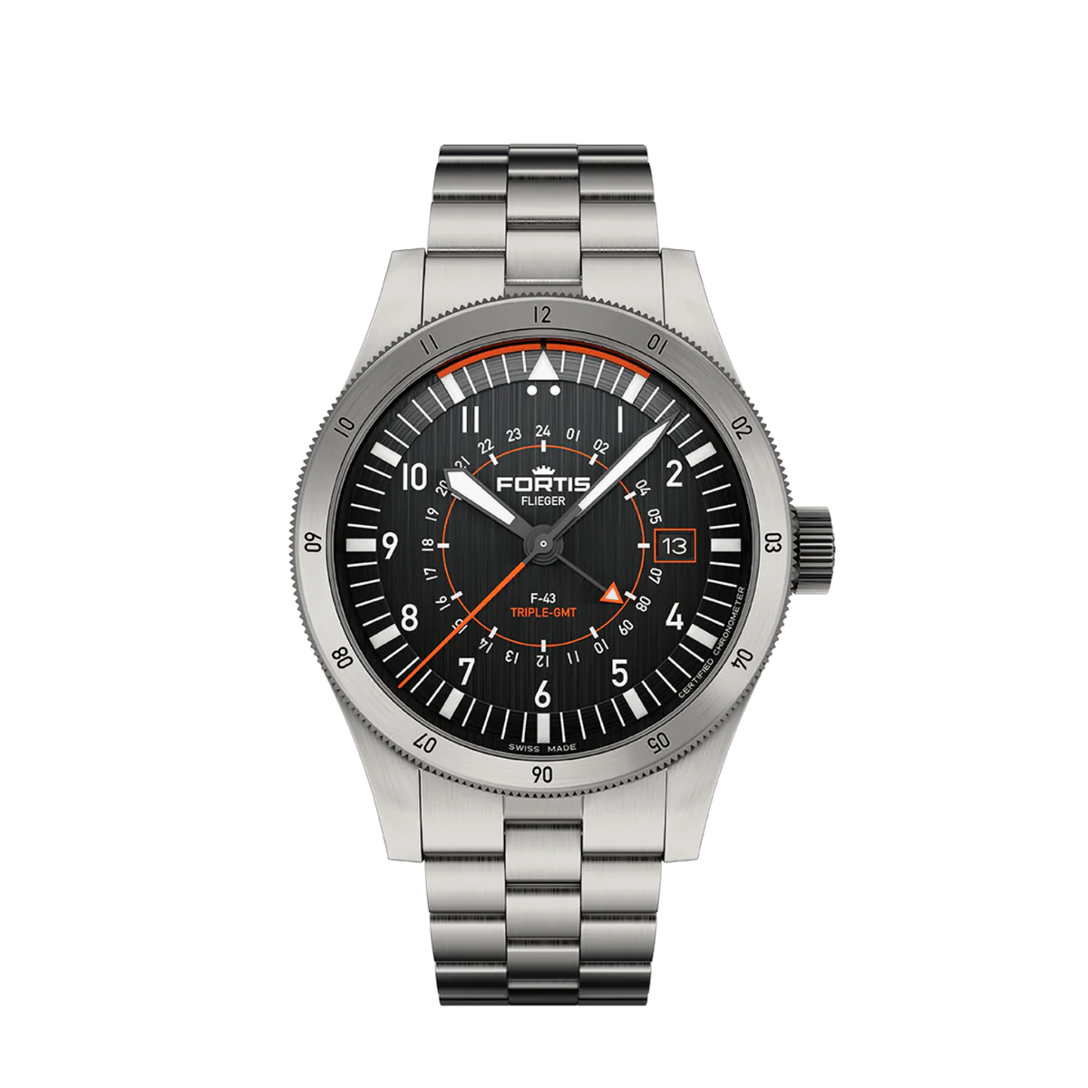 Fortis Flieger F-43 Triple GMT Original F4260000