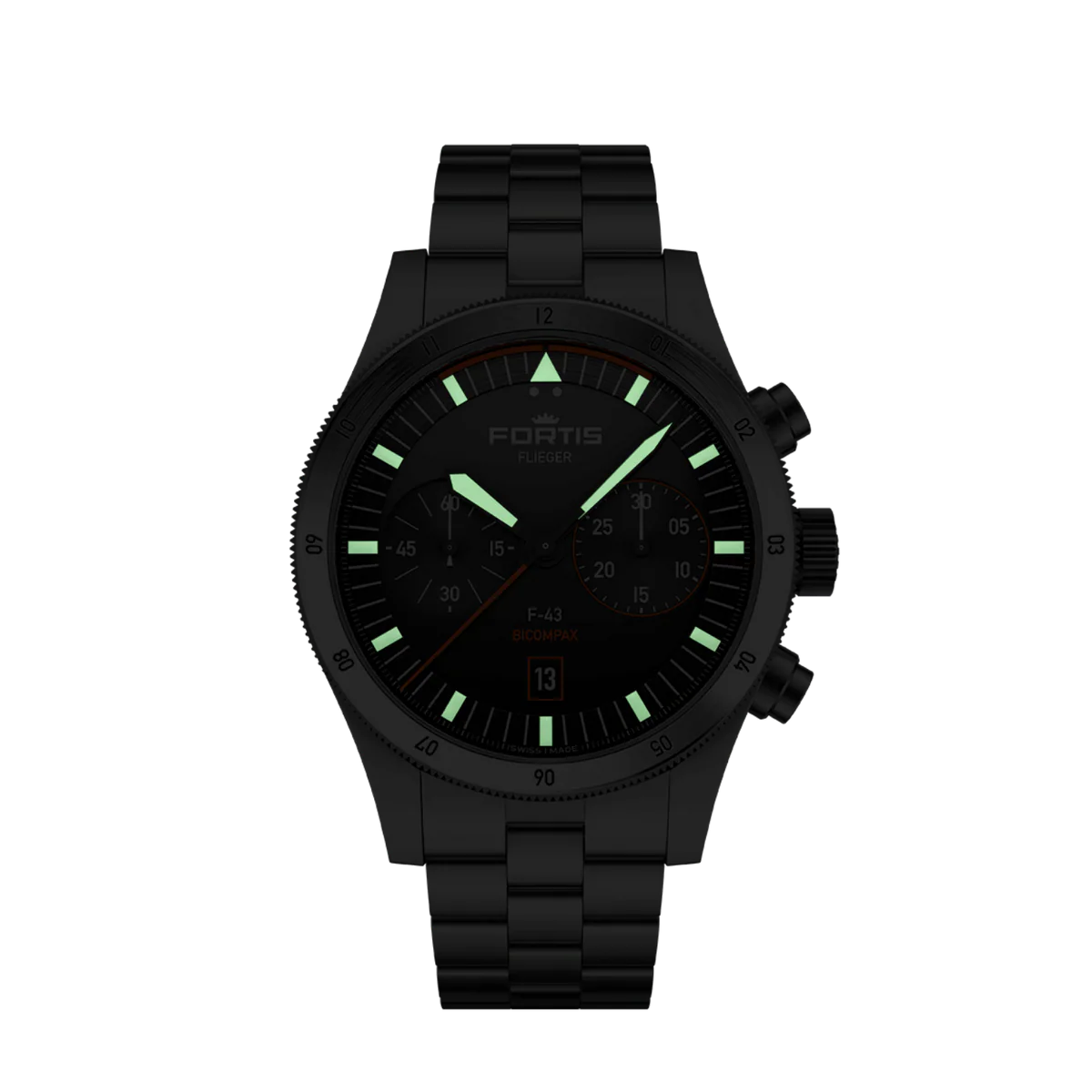 Fortis Flieger F-43 Bicompax Original F4240004
