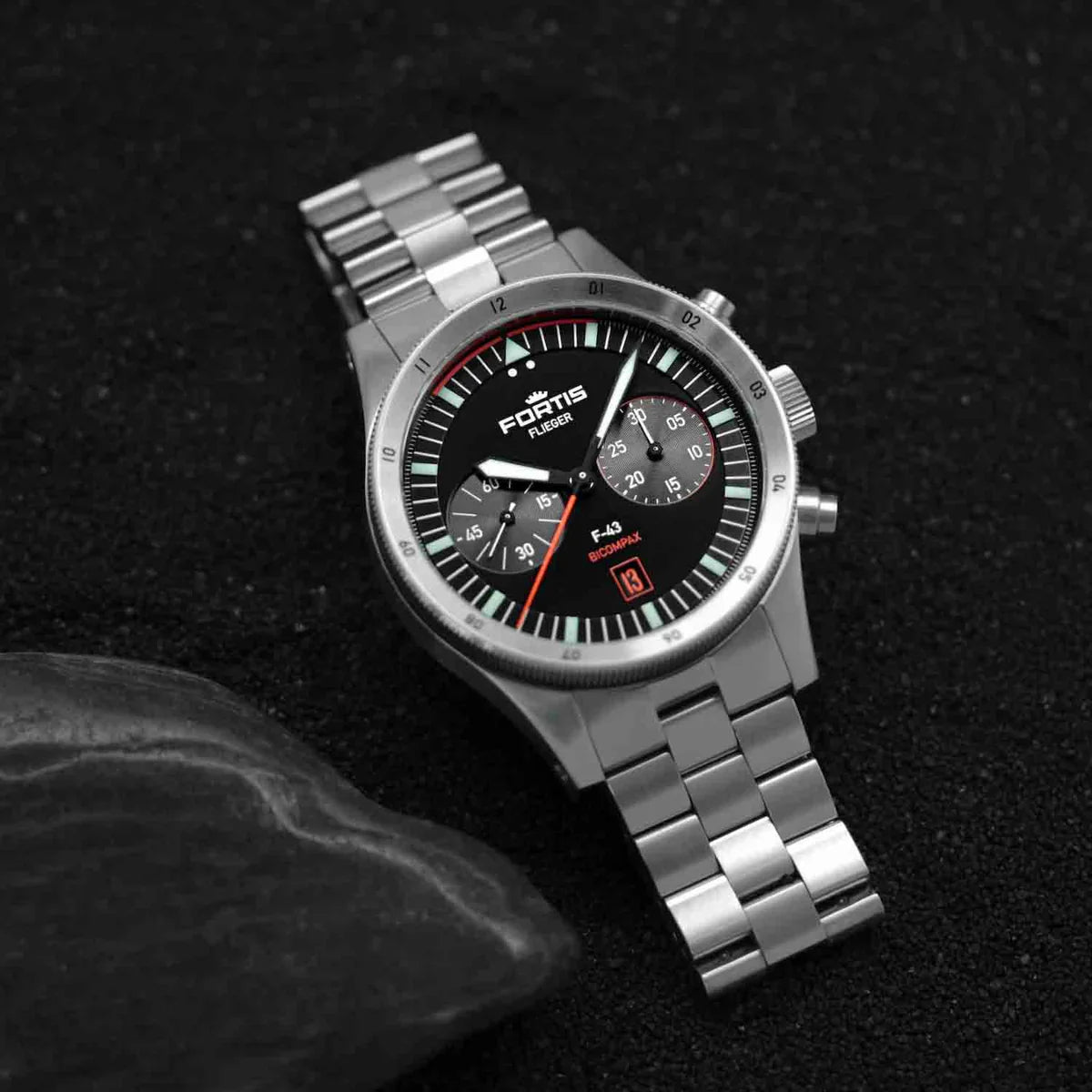 Fortis Flieger F-43 Bicompax Original F4240004