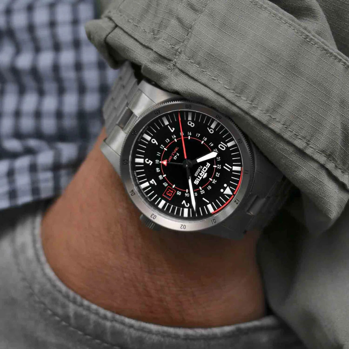 Fortis Flieger F-43 Triple GMT Original F4260000