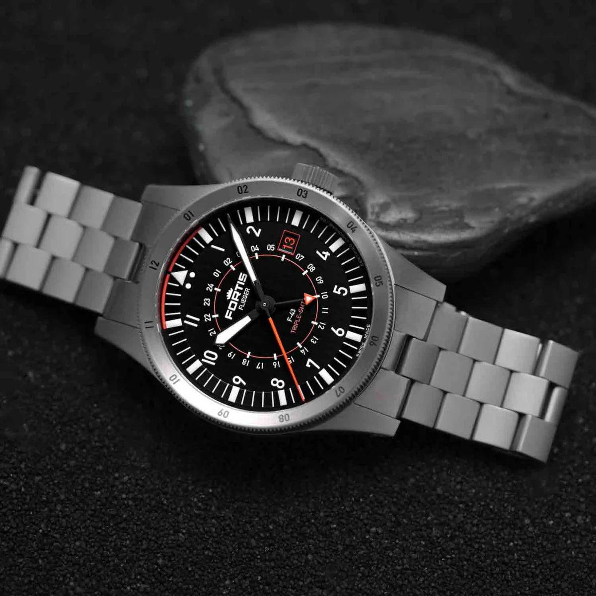Fortis Flieger F-43 Triple GMT Original F4260000