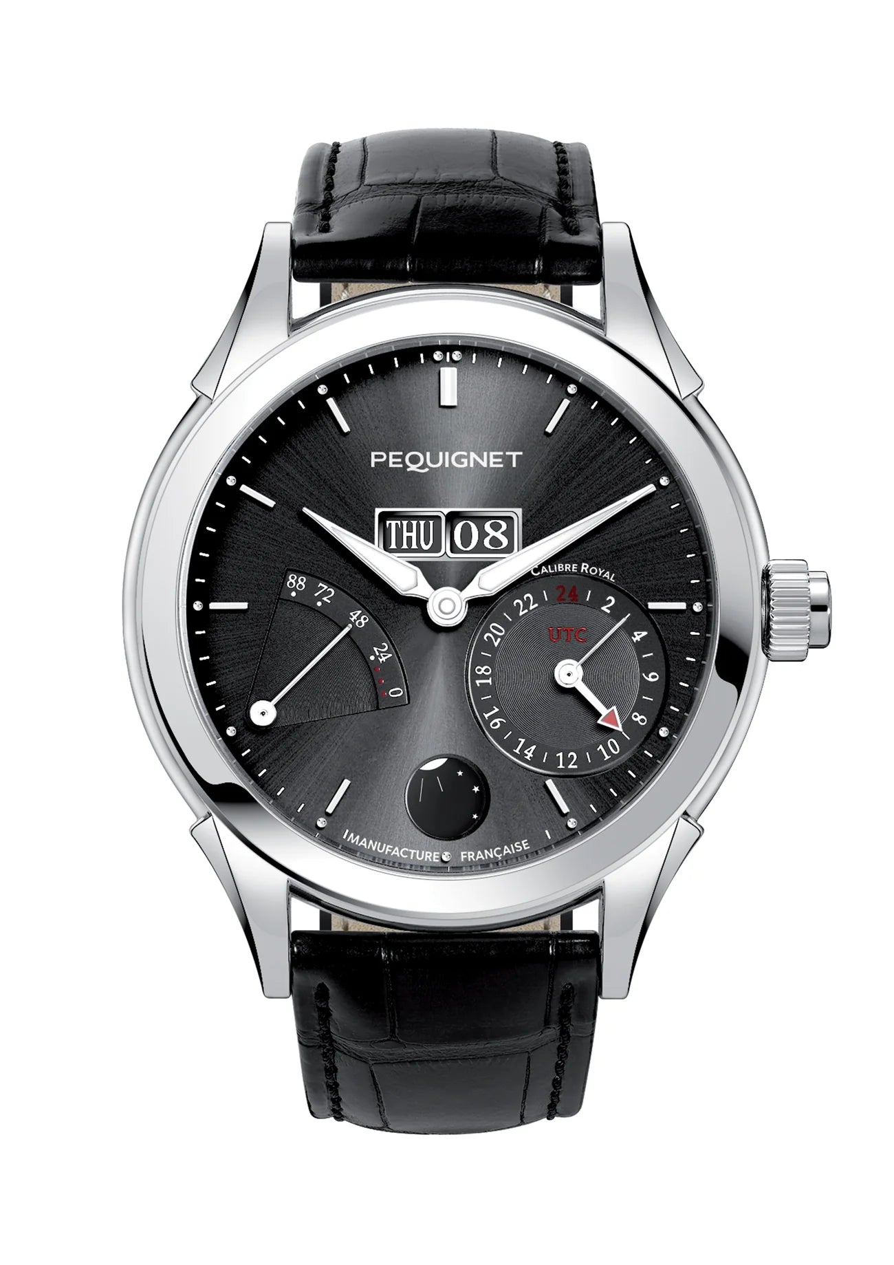 Pequignet Royale GMT Black (42mm) 9010943