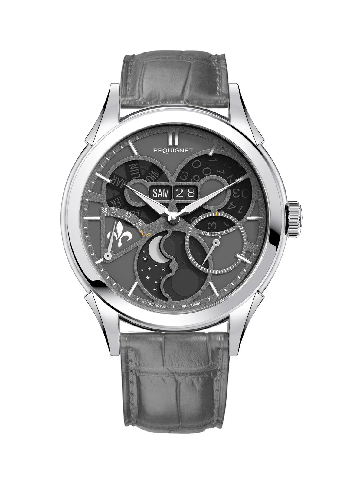Pequignet Royale Saphir Shade Grey (42mm) 9010833