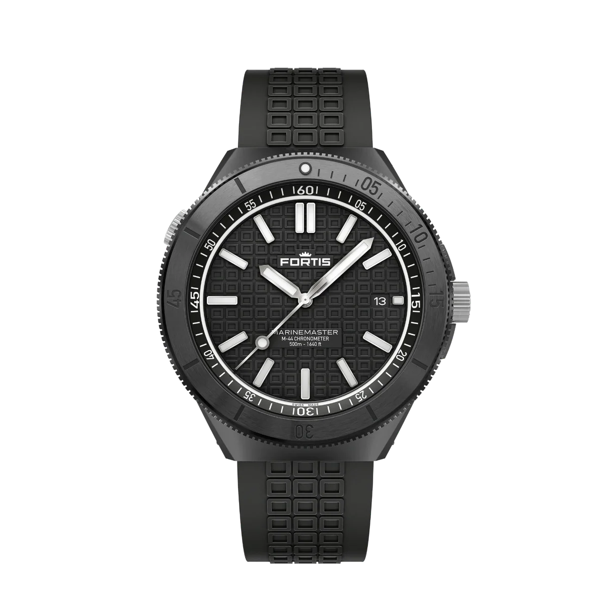 Fortis Marinemaster M-44 DLC Gravity Black F8120030