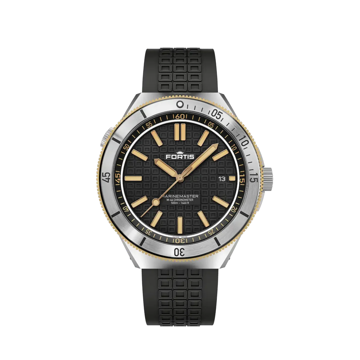 Fortis Marinemaster M-44 Black Resin Gold F8120015