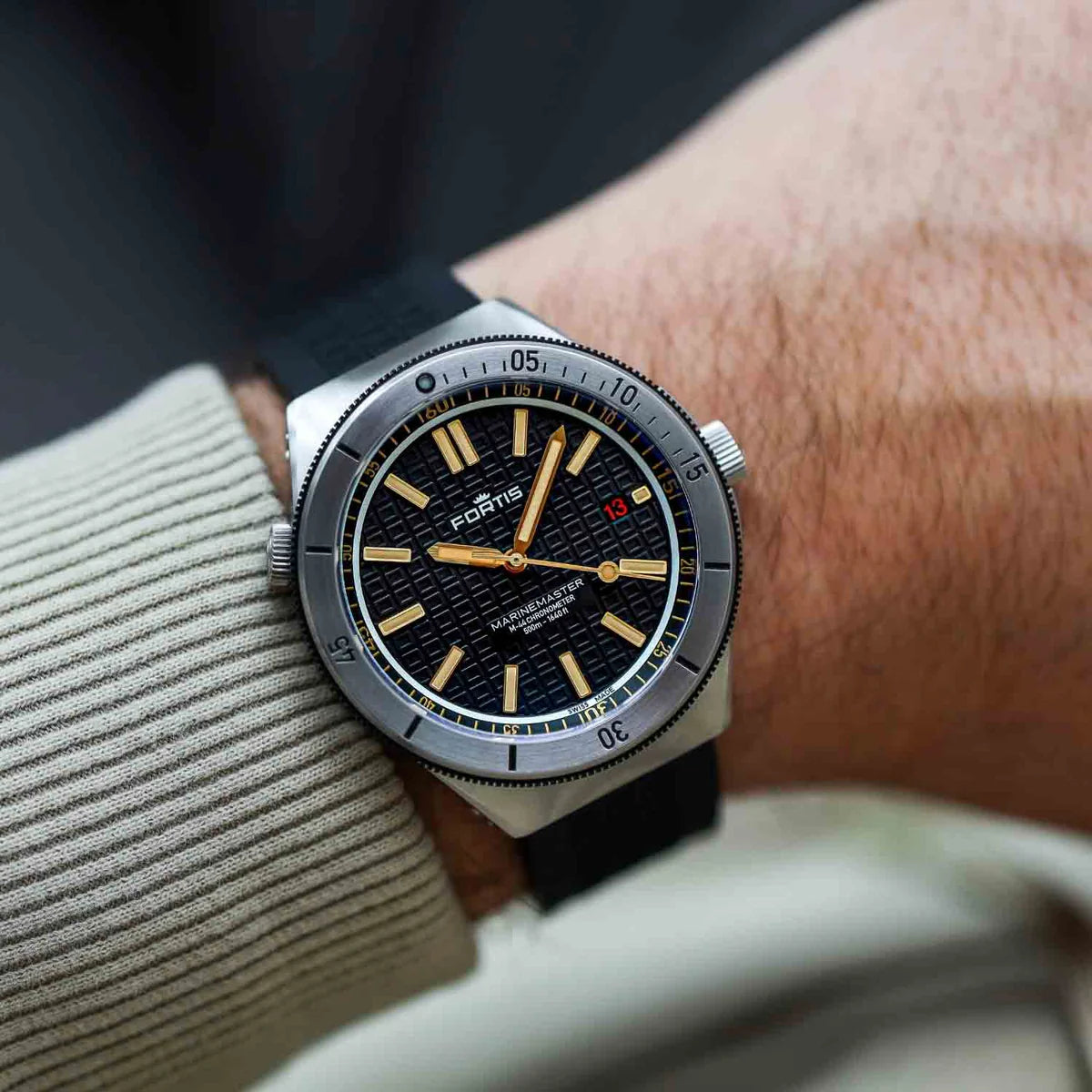 Fortis Marinemaster M-44 Black Resin F8120017