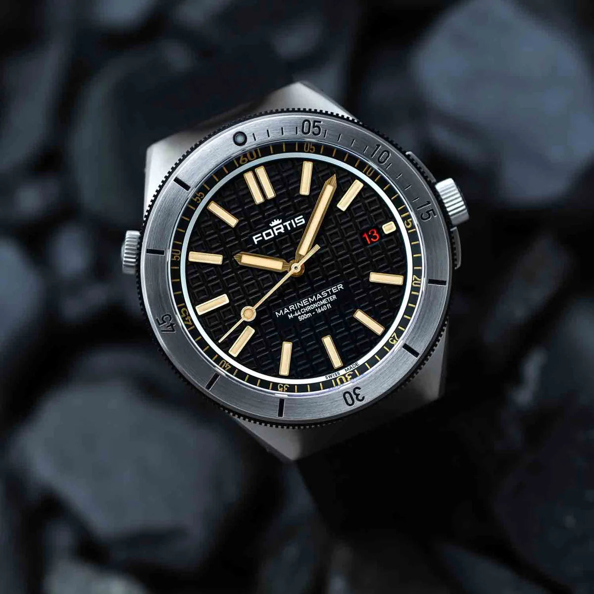 Fortis Marinemaster M-44 Black Resin F8120017