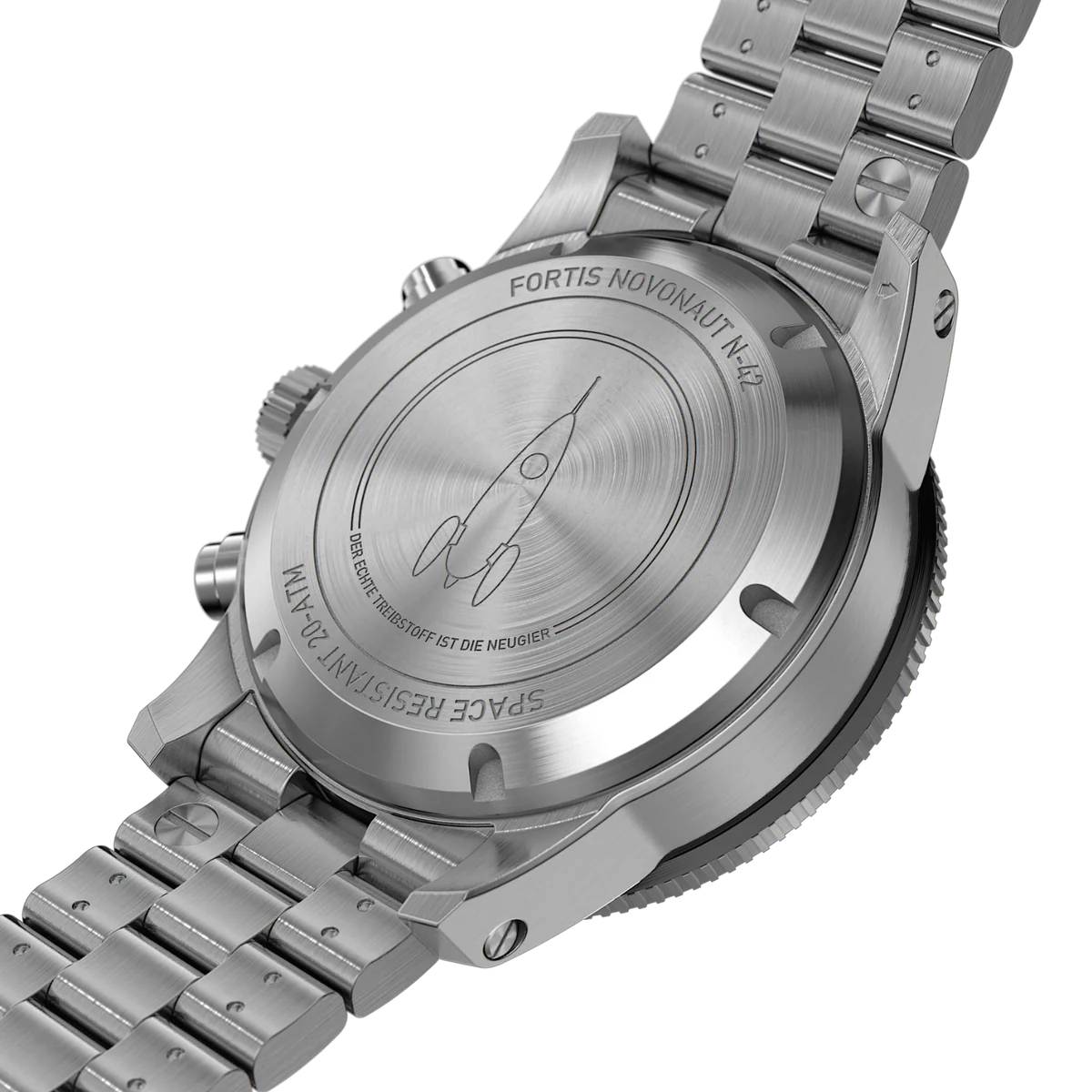 Fortis Novonaut N-42 Legacy on Block Bracelet F2040008