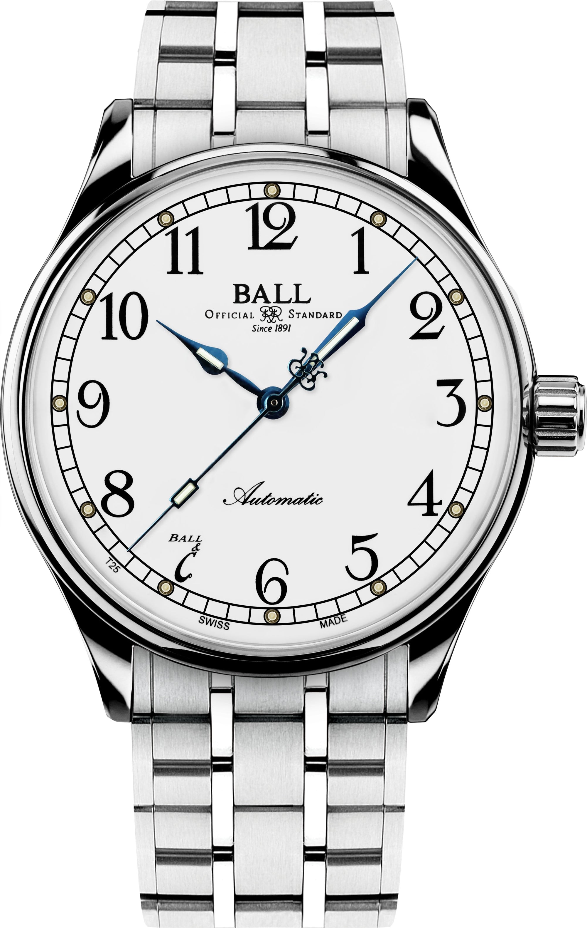 BALL Trainmaster Standard Time (40mm) NM3888D-S9J-WH