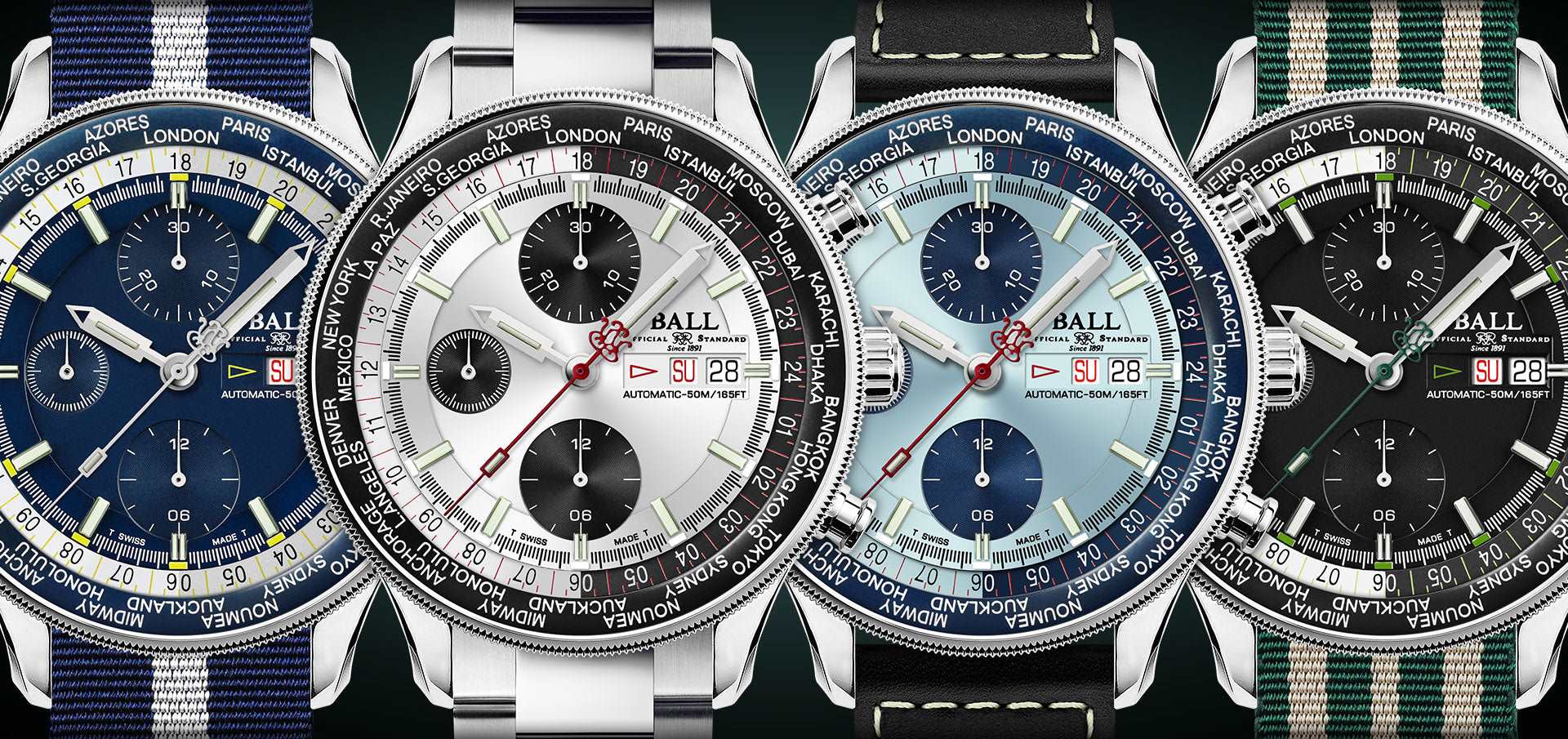 Engineer ii navigator 2024 world time chronograph