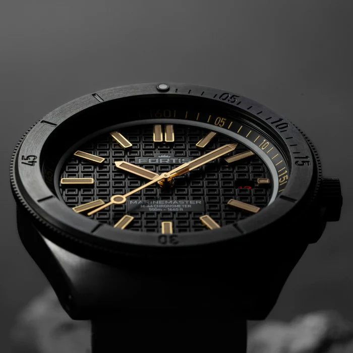 Fortis Marinemaster M-44 DLC Black Resin F8120031