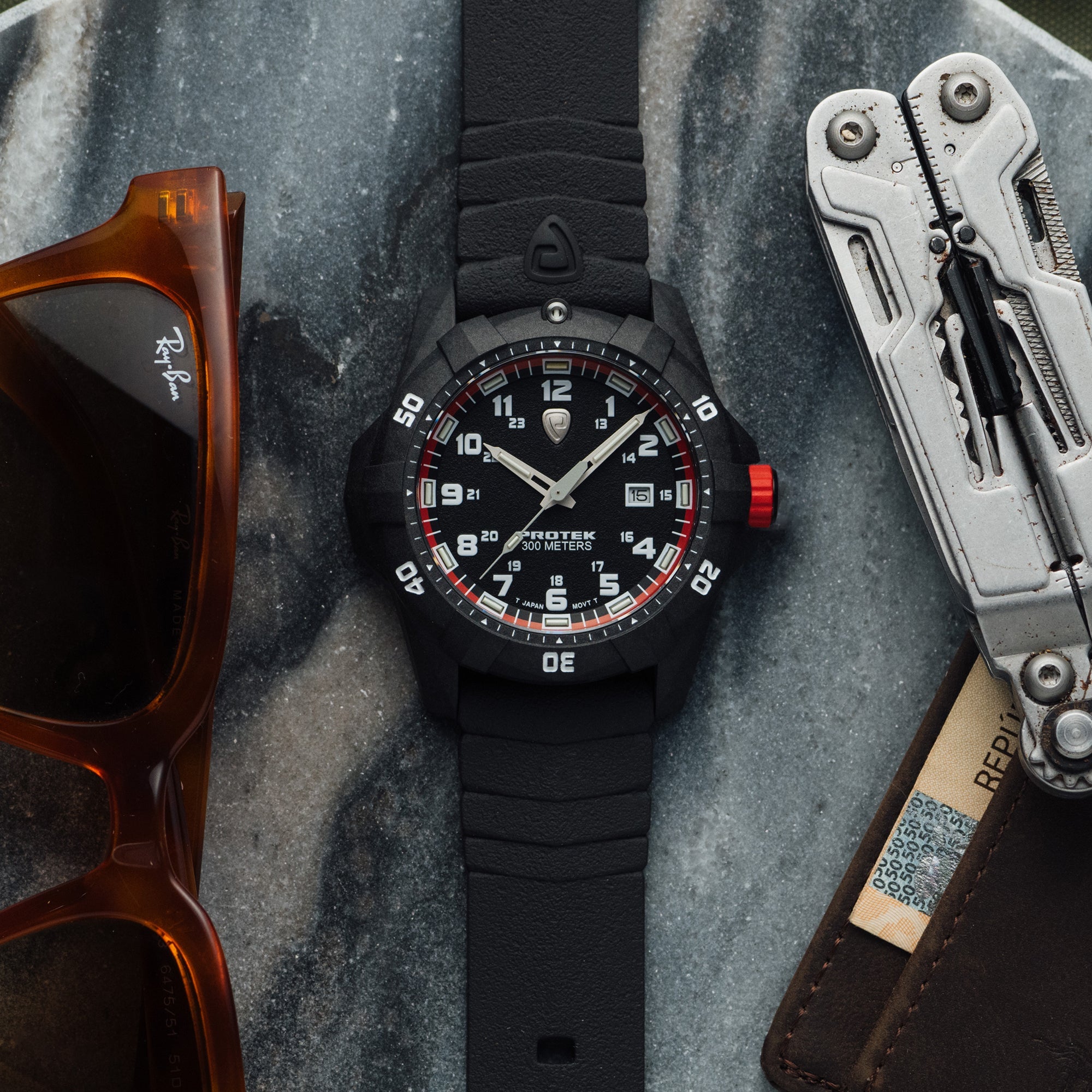 ProTek Carbon Composite Dive Watch (42mm)  PT1002