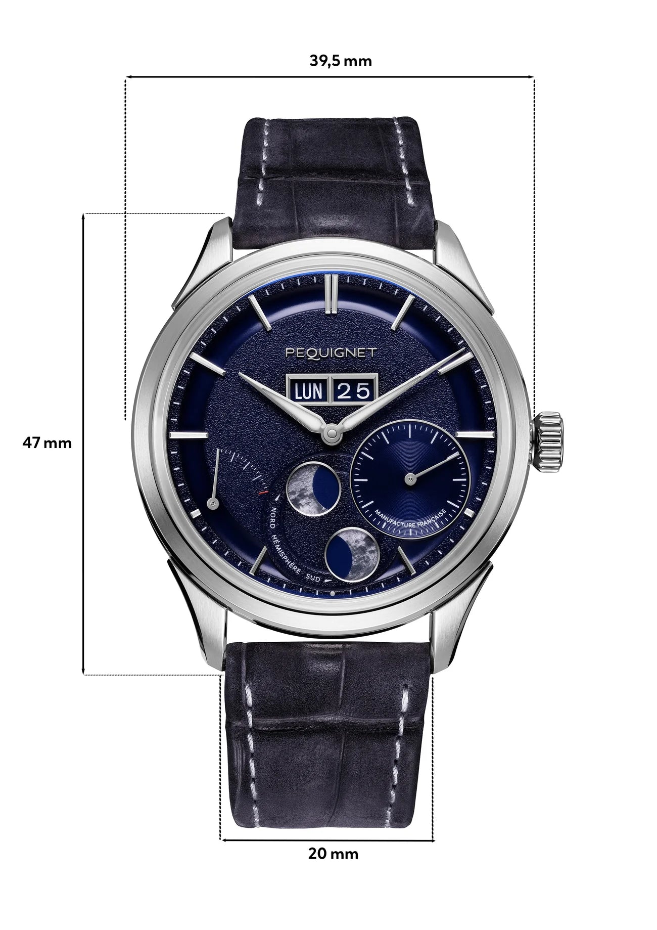Pequignet Royale Paris Blue Moon Phase (39.5mm) 9100673