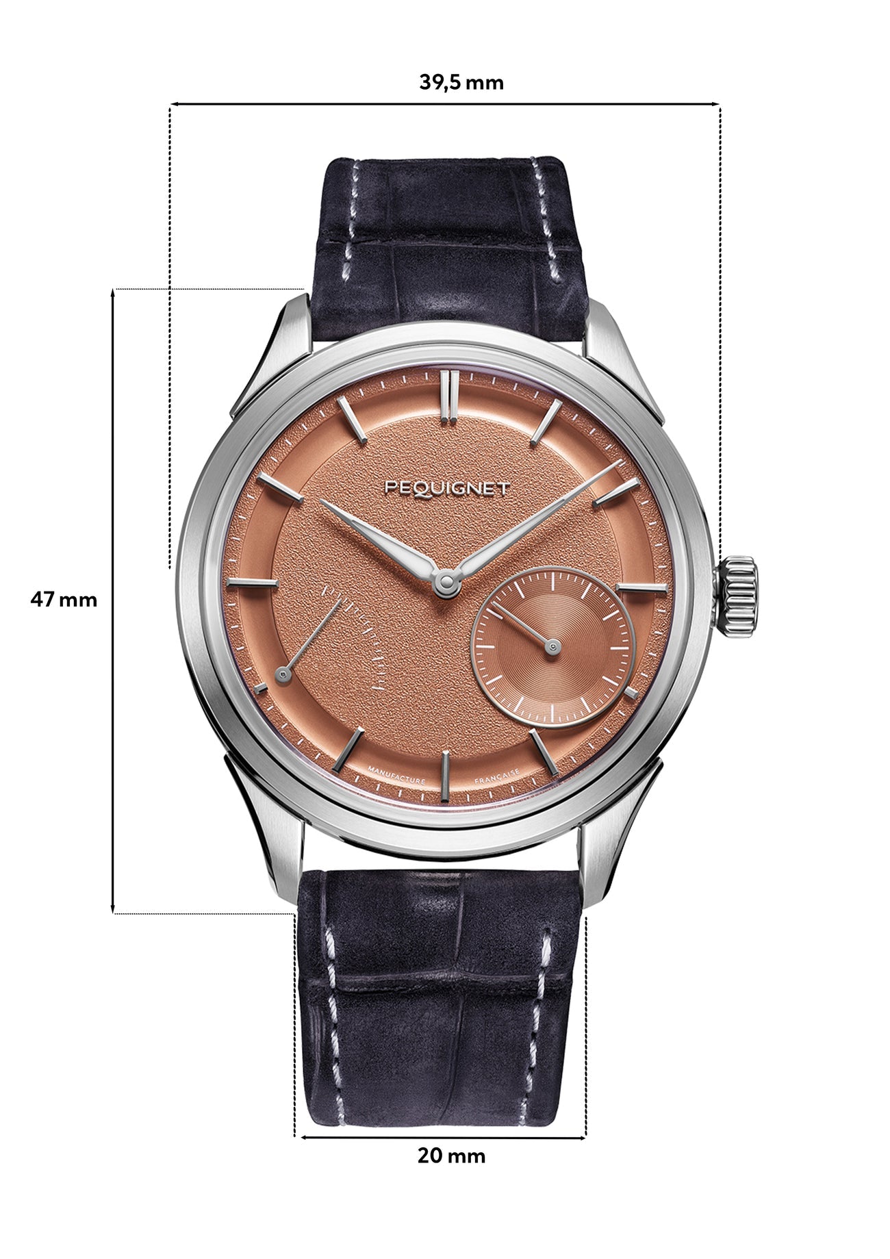 Pequignet Royale Paris Coral  (39.5mm) 9100123