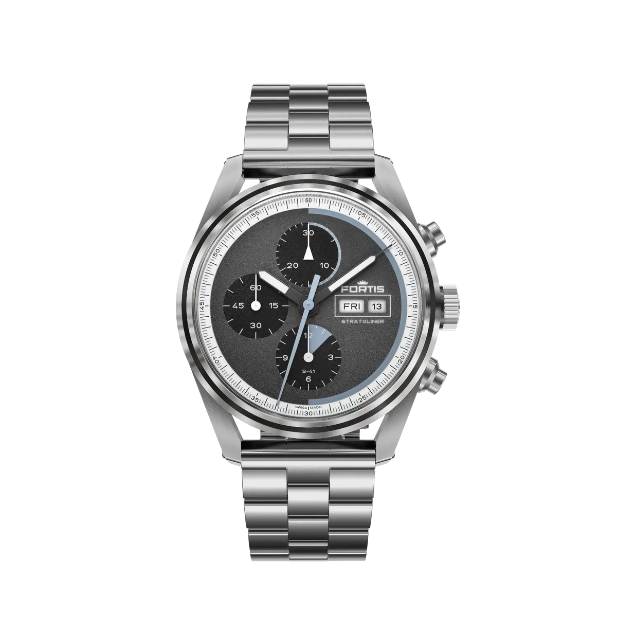 Fortis Stratoliner S-41 Cosmic Gray F2340008