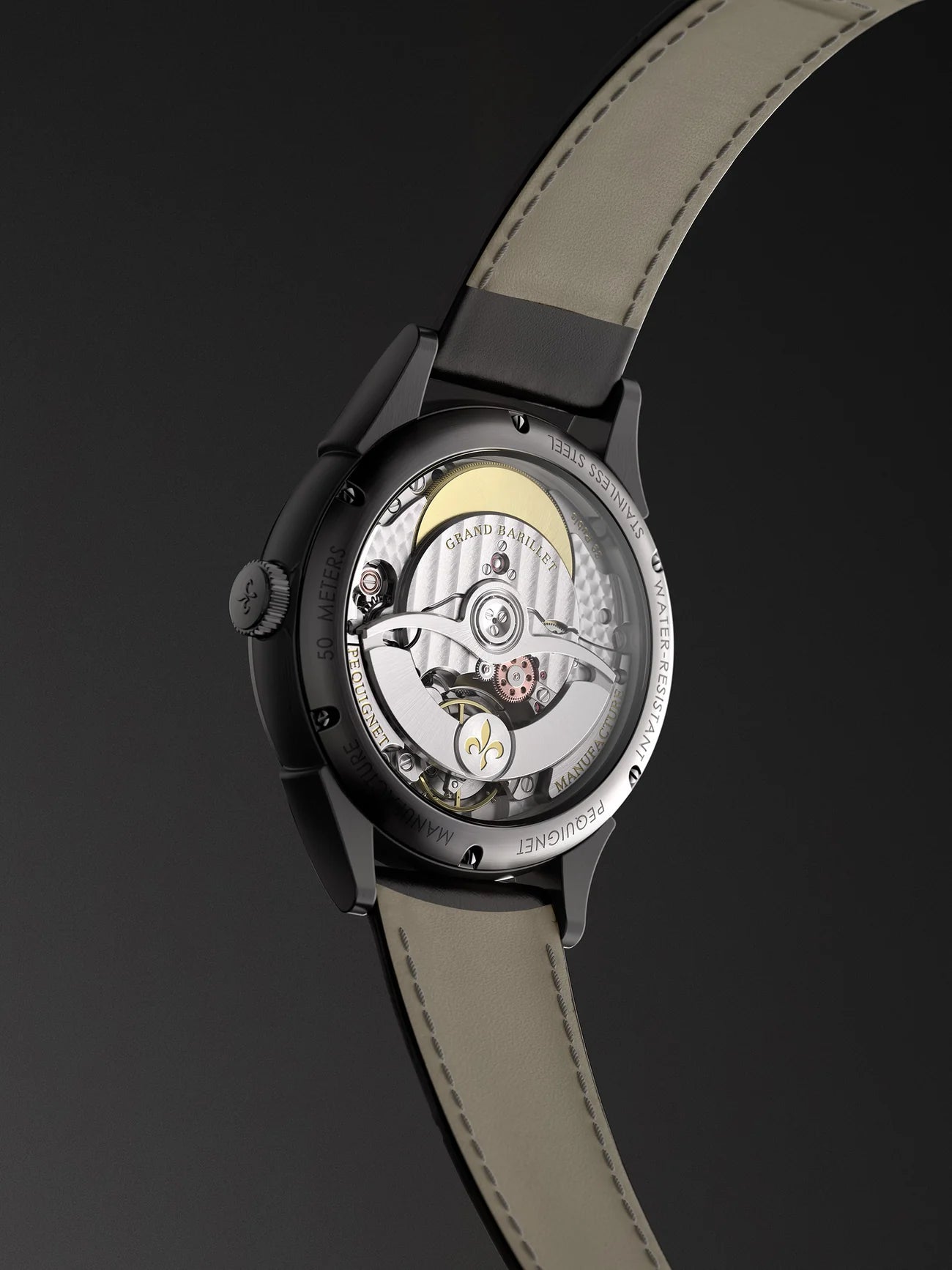 Pequignet Royale Saphir Night Black (42mm) 9010854