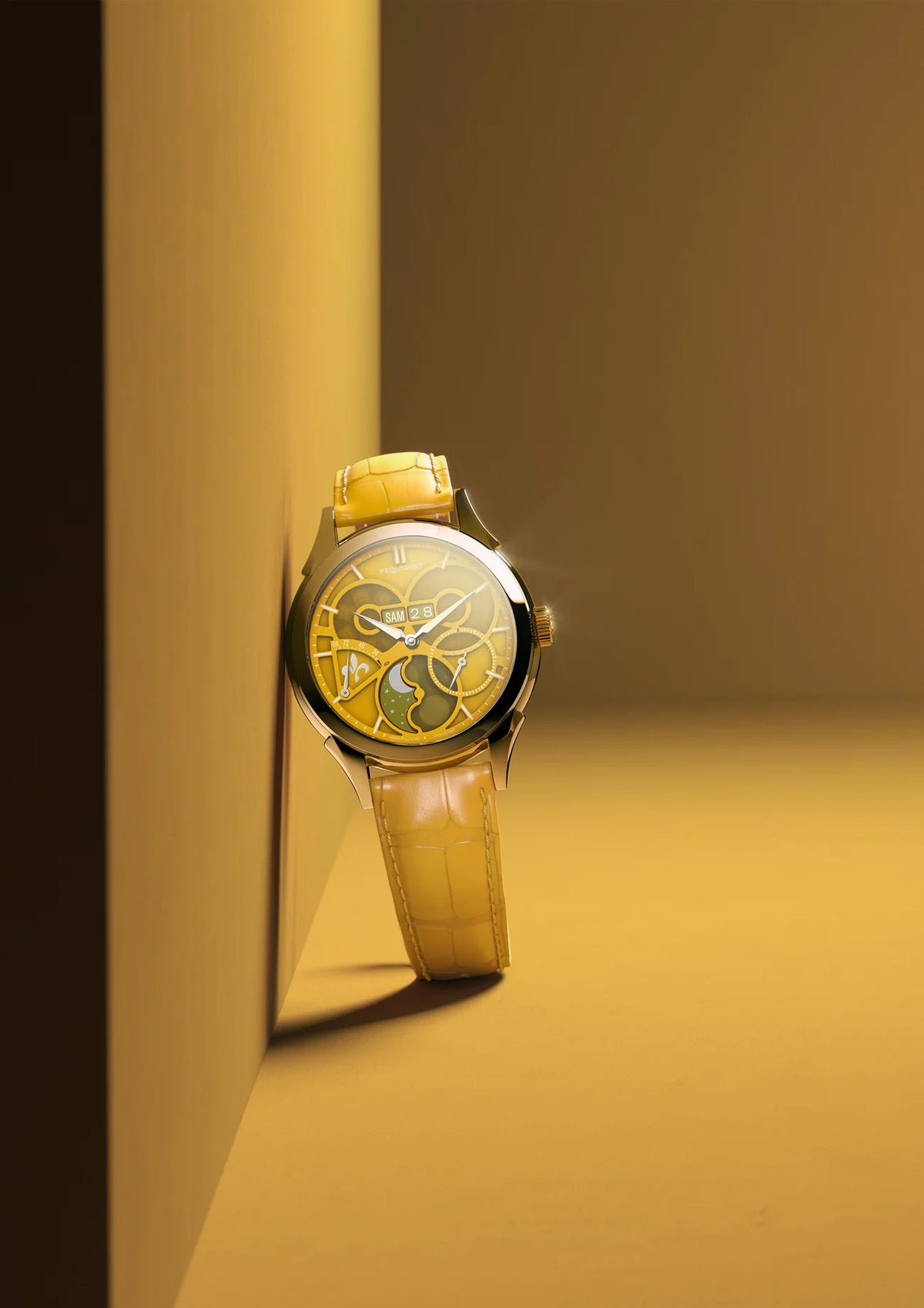 Pequignet Royale Saphir Amber Yellow Limited (42mm) 9010820