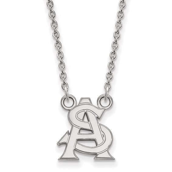 Arizona State University A-S Large Pendant on 18" Cable Chain