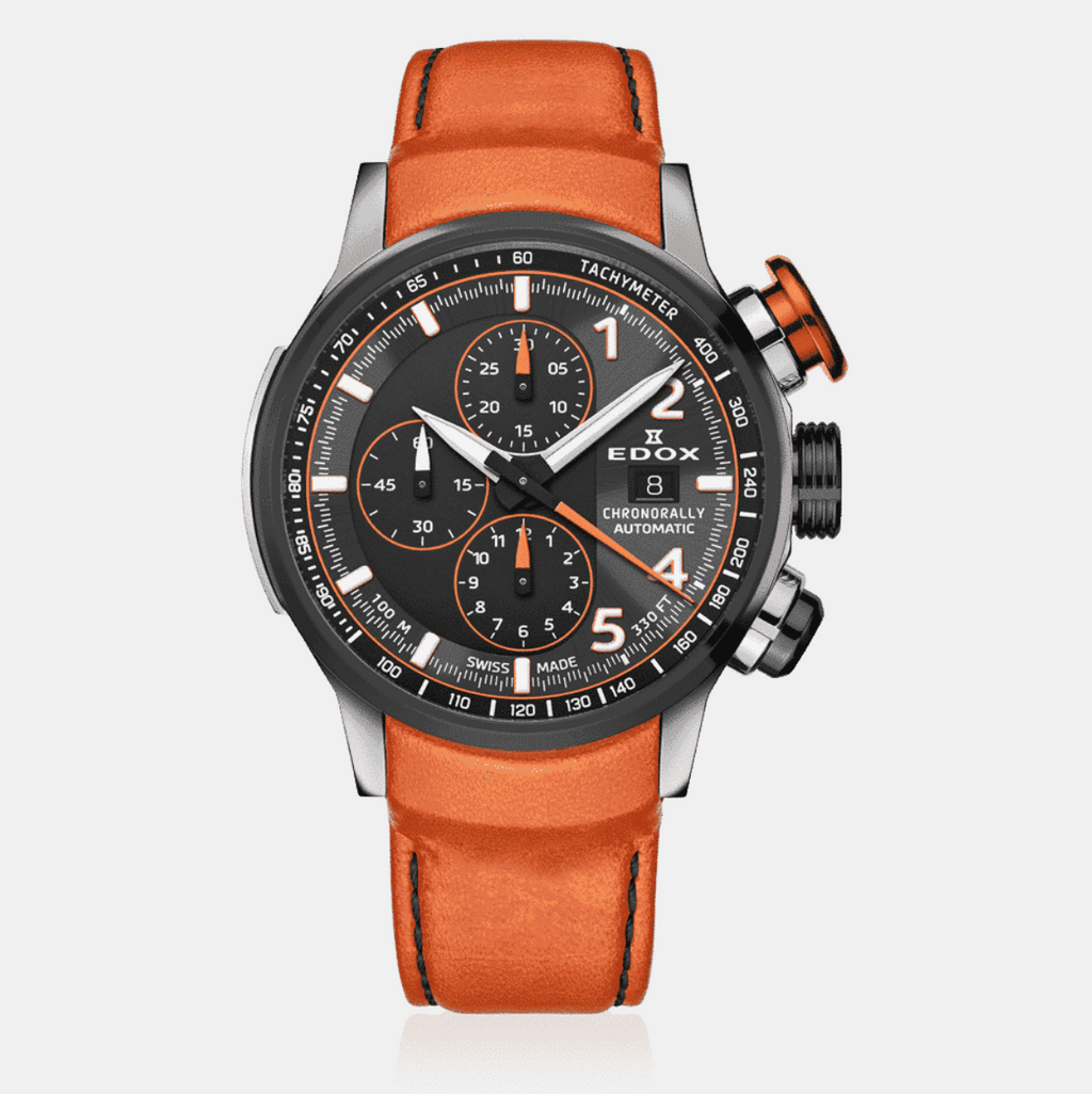 EDOX CHRONORALLY AUTOMATIC 01129-TGNOCO-GNO