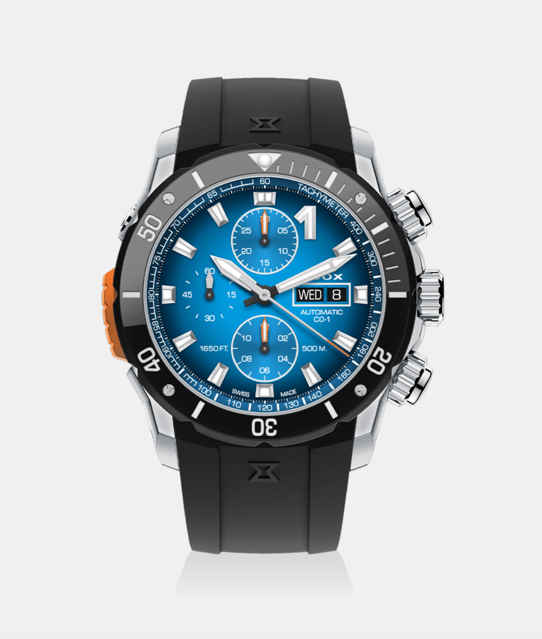 EDOX CO-1 CHRONOGRAPH AUTOMATIC 01128-3NOCA-BUIDN