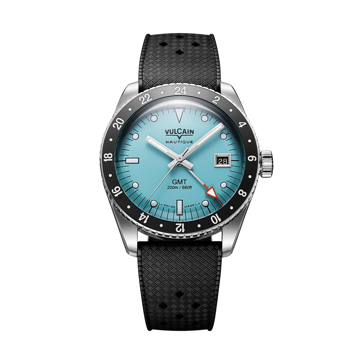 Vulcain Skindiver Nautical GMT Light Blue (38mm)  680174BM7