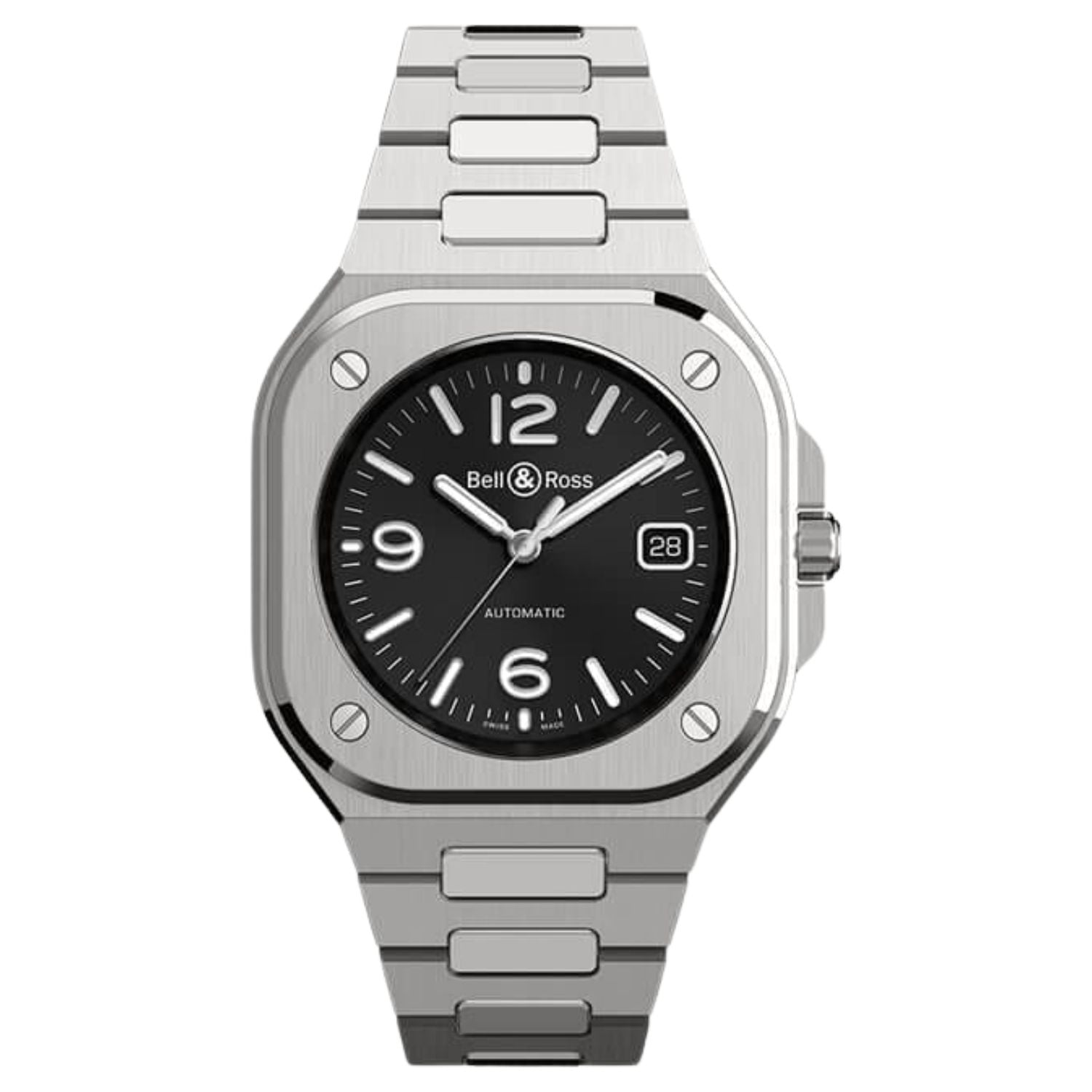 Bell & Ross Men's Black Steel (40mm) BR05A-BL-ST/SST