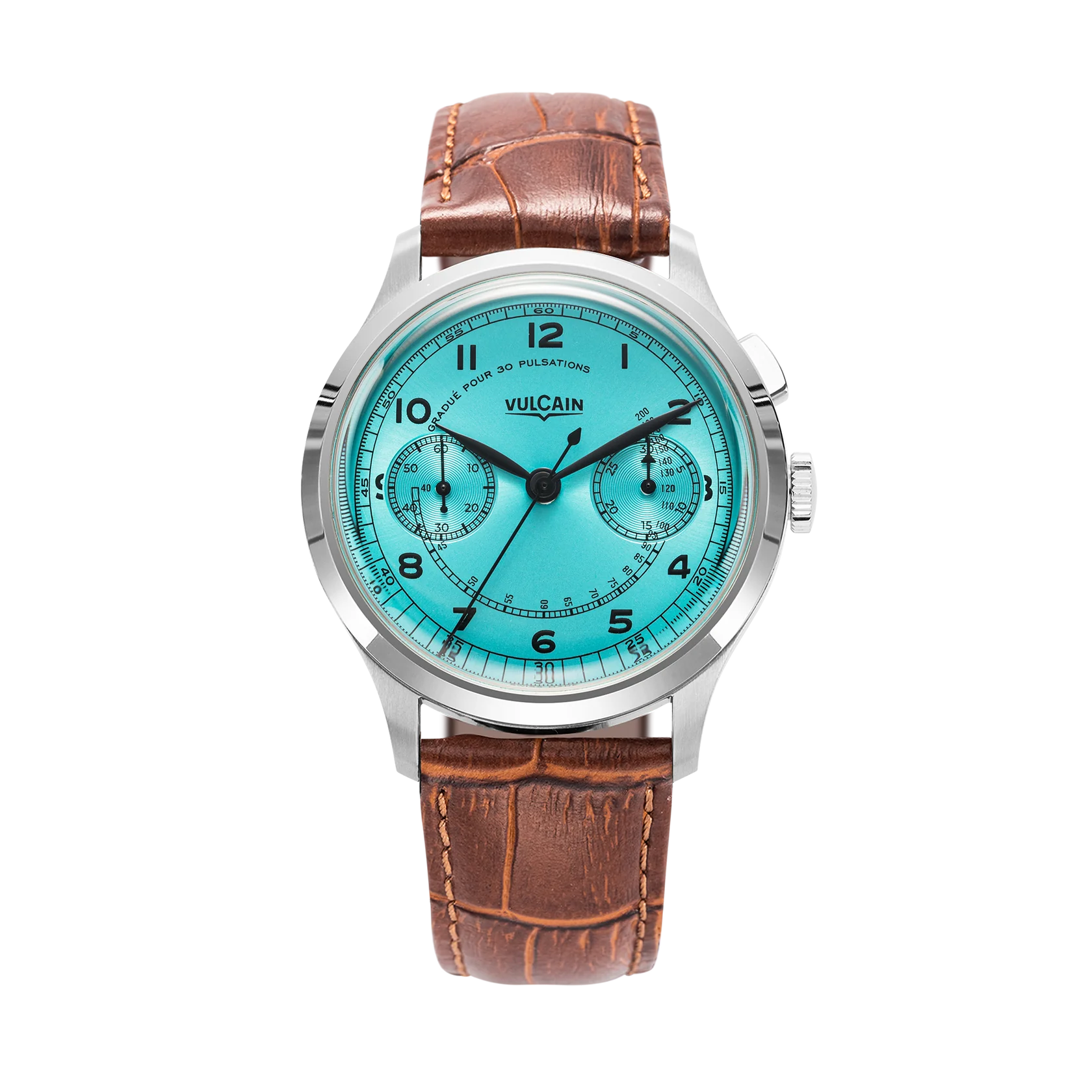 Vulcain Monopusher Heritage Turquoise (39mm) 650167A38