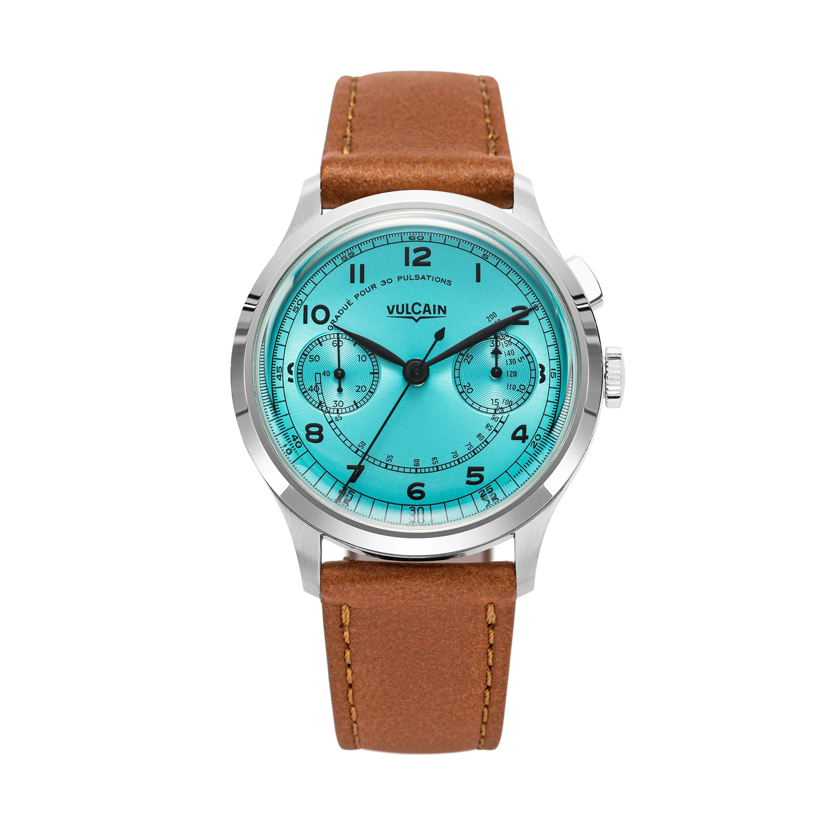 Vulcain Monopusher Heritage Turquoise (39mm) 650167A38