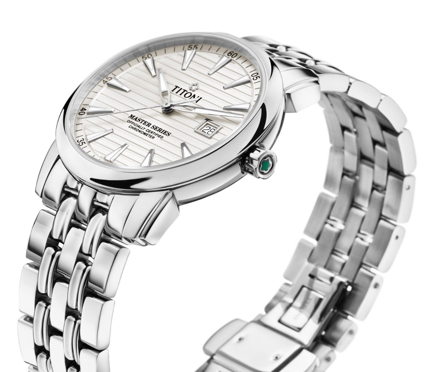 Titoni Master Series Chronometer Silver-White (41mm) 83188 S-734