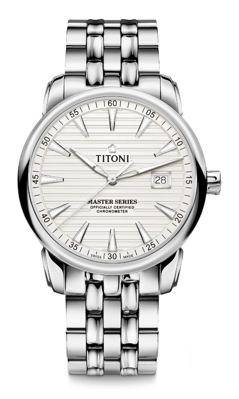 Titoni Master Series Chronometer Silver-White (41mm) 83188 S-734