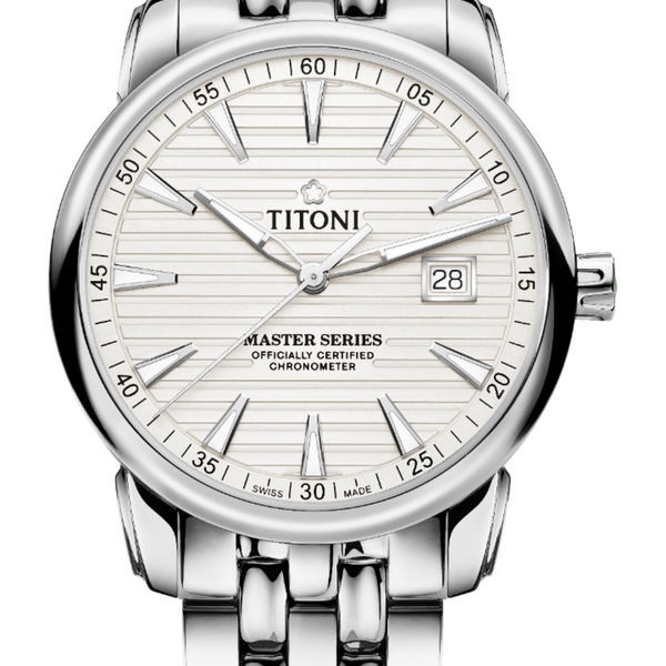Titoni Master Series Chronometer Silver-White (41mm) 83188 S-734